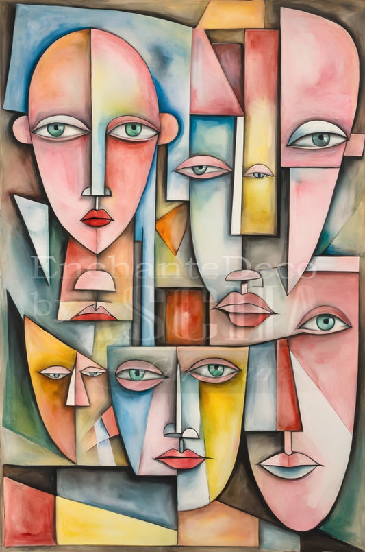 Pieces of faces