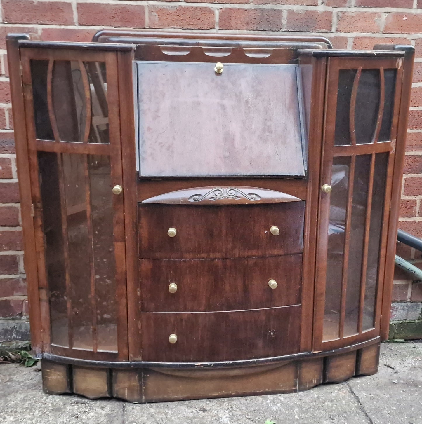 Coctail Walnut Cabinet Commission Deposit