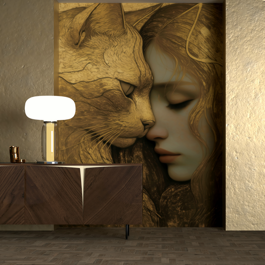Mural 2 - Gold cat